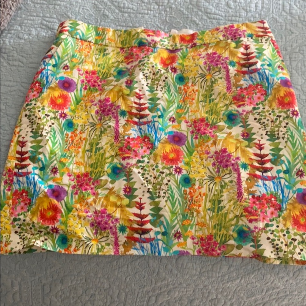 J crew skirt art fabrics
